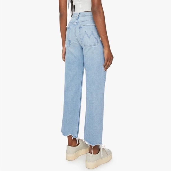 NWT MOTHER The Patch Rambler Ankle Chew jeans in Norway Jose 31 - Picture 2 of 14